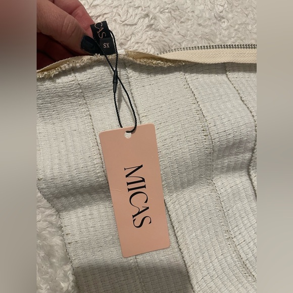 Micas XS top stretch Gold and white  tones - Picture 5 of 6